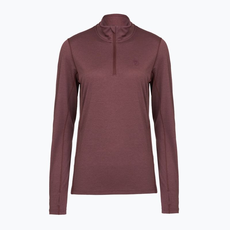 Bluză de trekking pentru femei Fjällräven Abisko Day Hike Half Zip port