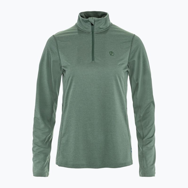 Bluză de trekking pentru femei Fjällräven Abisko Day Hike Half Zip patina green 9