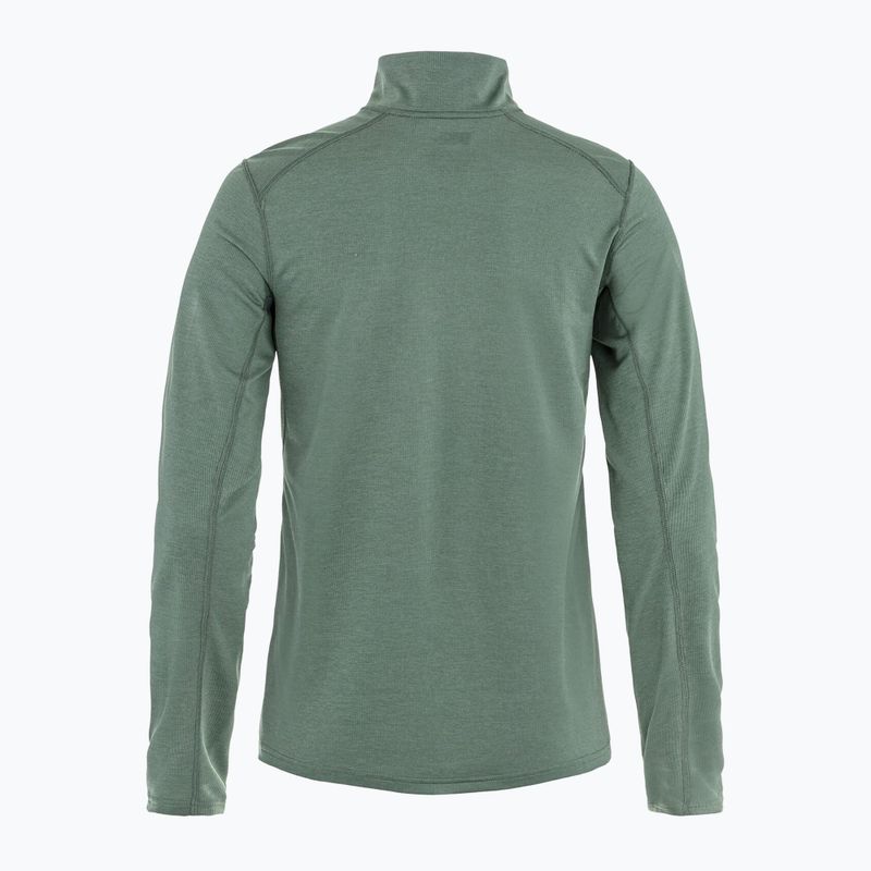 Bluză de trekking pentru femei Fjällräven Abisko Day Hike Half Zip patina green 10