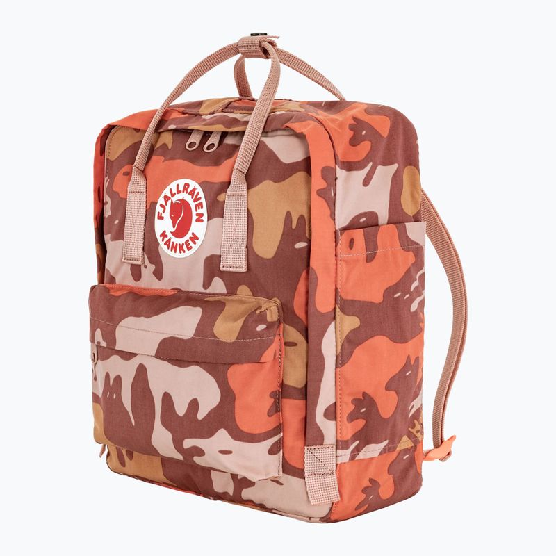 Rucsac de oraș Fjällräven Kanken Graphics 16 l chalkrose/hidden animals 2