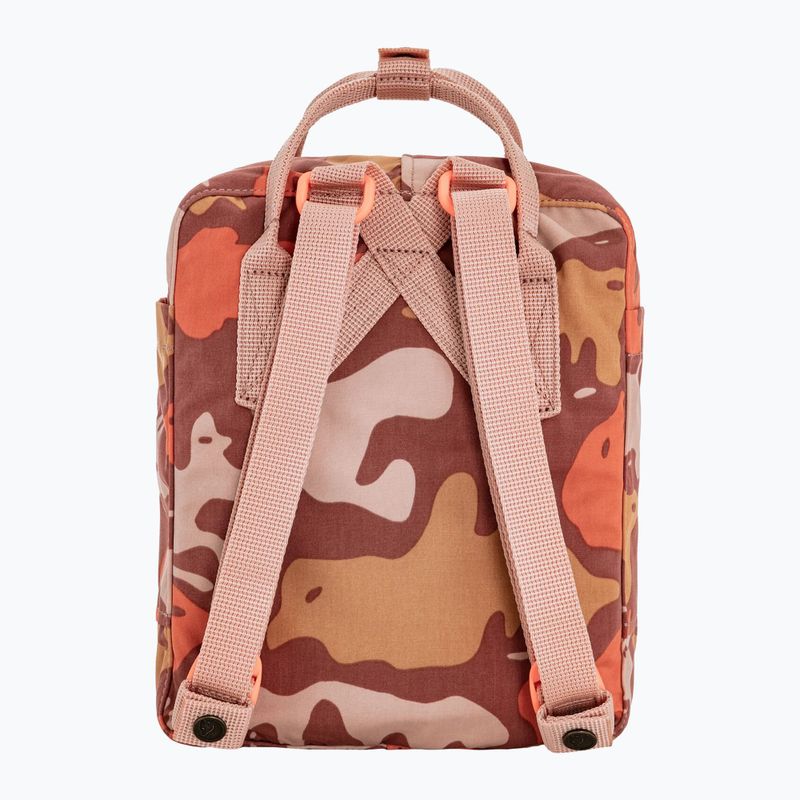 Rucsac de oraș Fjällräven Kanken Graphics Mini 7 l chalkrose/hidden animals 3