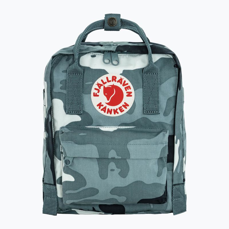Rucsac de oraș Fjällräven Kanken Graphics Mini 7 l nimbus blue/hidden animals