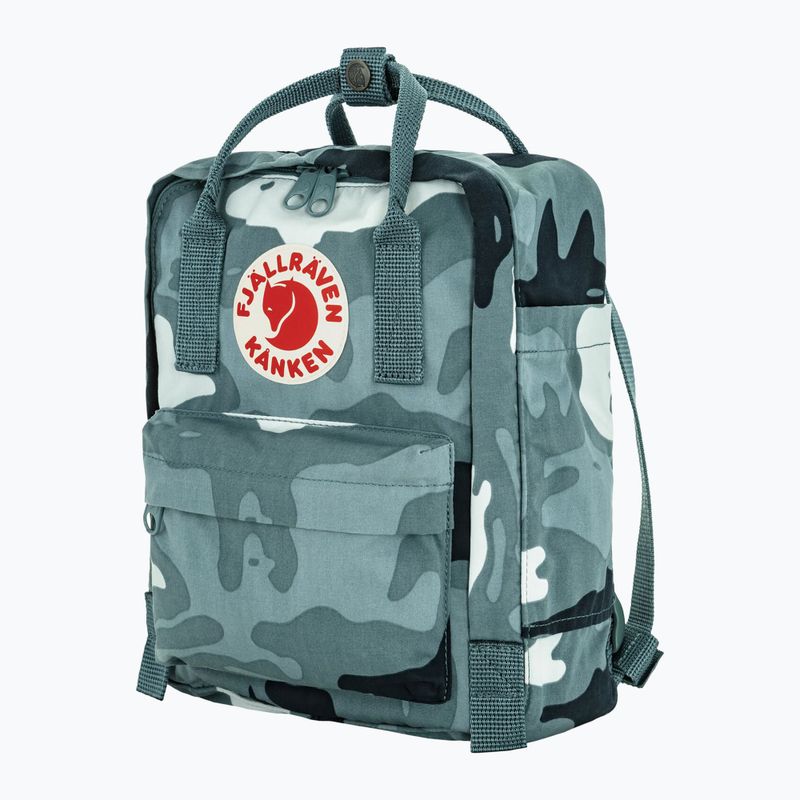 Rucsac de oraș Fjällräven Kanken Graphics Mini 7 l nimbus blue/hidden animals 2