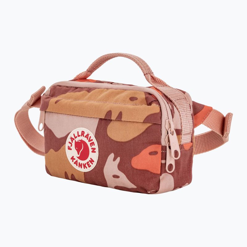Borsetă Fjällräven Kanken Graphics Hip Pack chalk rose/hidden animals 2