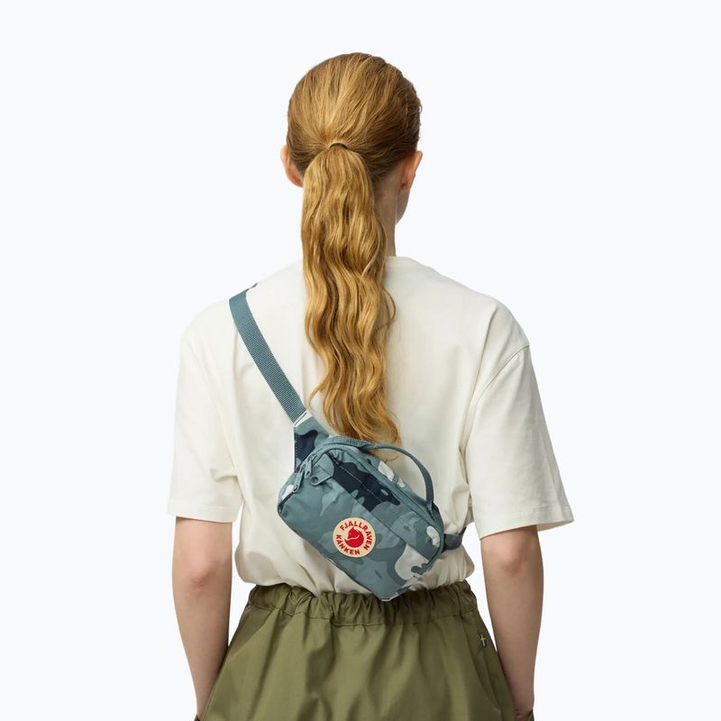 Borsetă Fjällräven Kanken Graphics Hip Pack nimbus blue/hidden animals 5