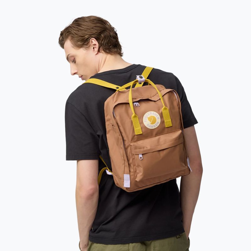 Rucsac de oraș Fjällräven Kånken Concept 16 l khaki dust/kantarell 5