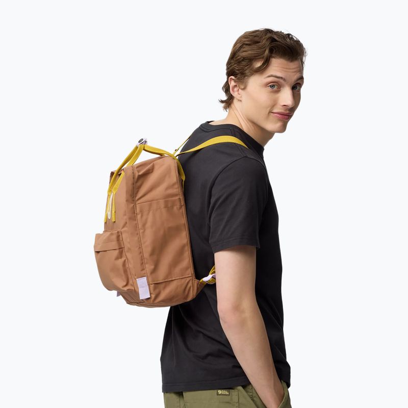 Rucsac de oraș Fjällräven Kånken Concept 16 l khaki dust/kantarell 6