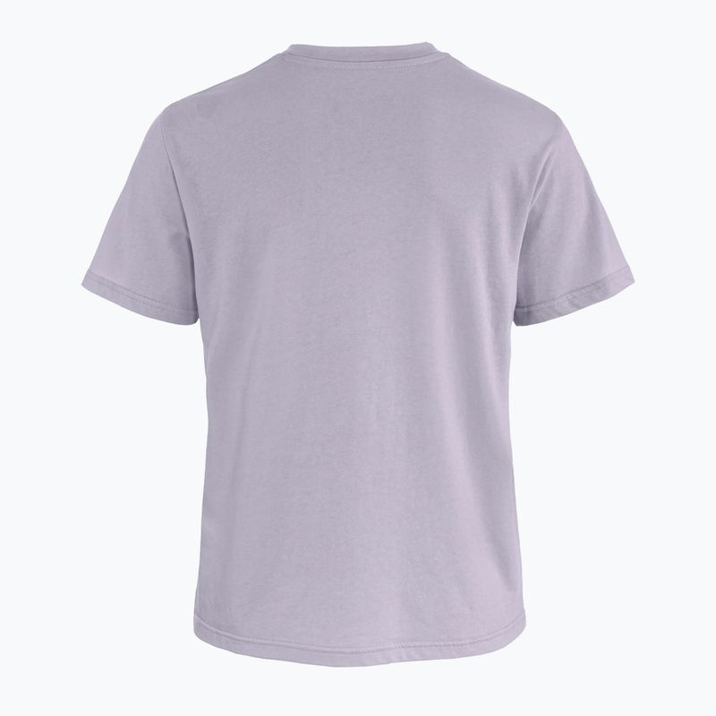 Tricou pentru femei Fjällräven Fox Boxy Logo lavender mist 2