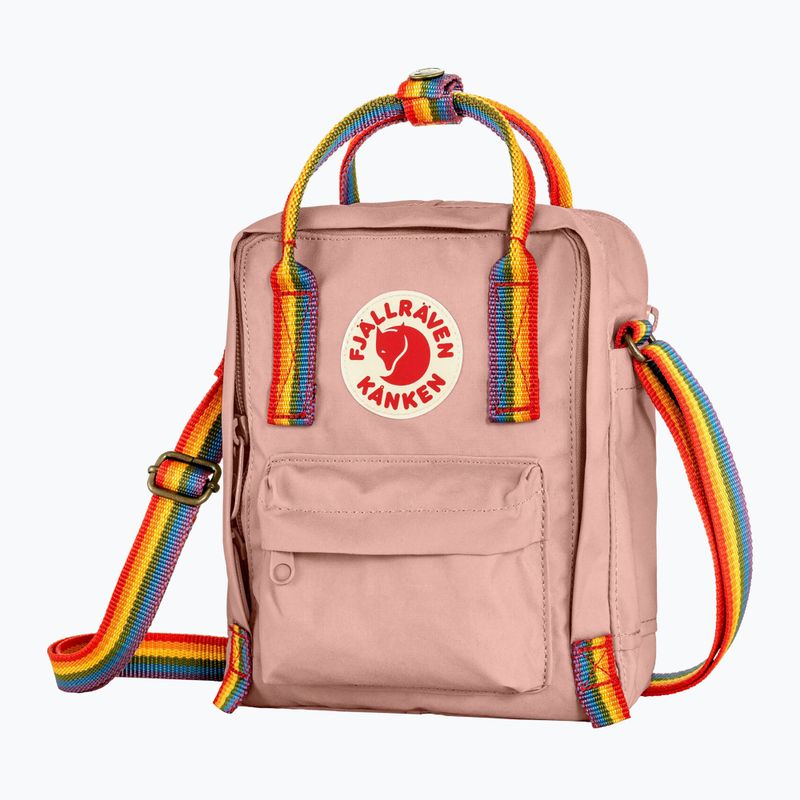 Pliculeț Fjällräven Kanken Rainbow Sling 2,5 l chalk rose/rainbow 2