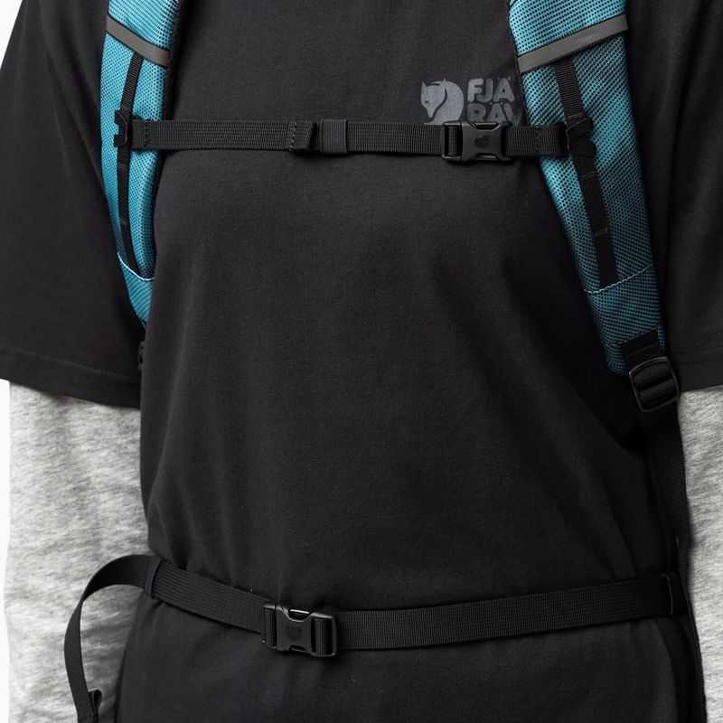 Rucsac de oraș Fjällräven Skule Graphics Sling 28 l teal/shade 6