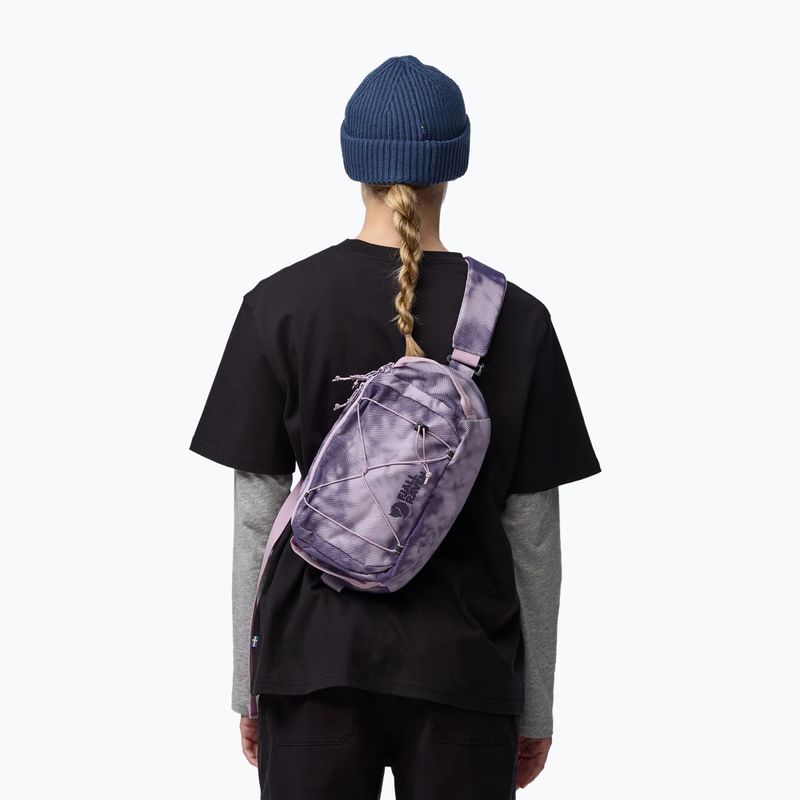 Rucsac de oraș pe umăr Fjällräven Skule Graphics Sling 6 l pastel lavender/shade 4