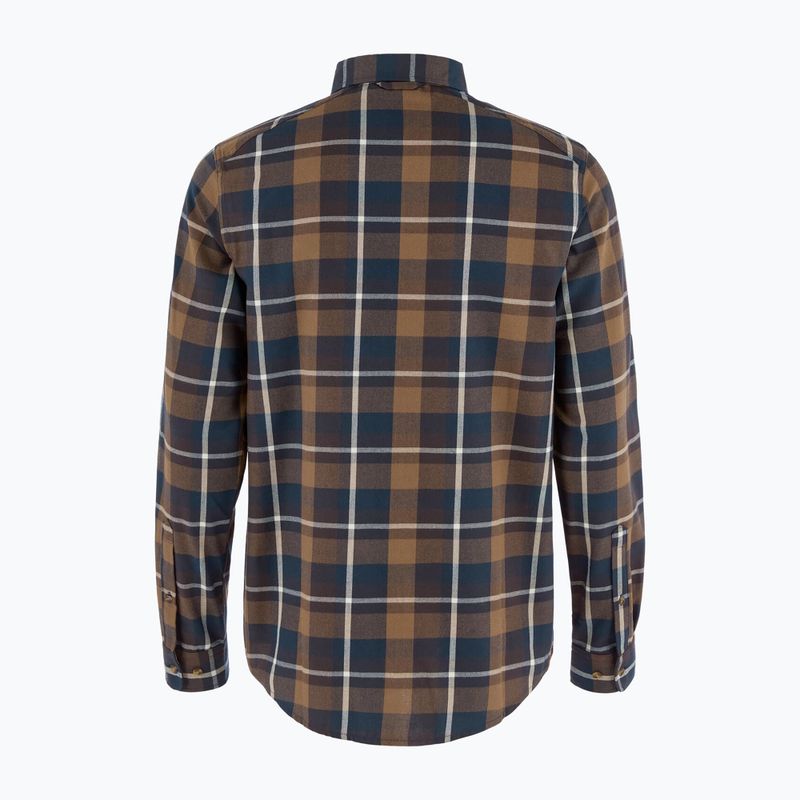 Cămașă pentru bărbați Fjällräven Fjällglim Regular wood brown/black oak 2