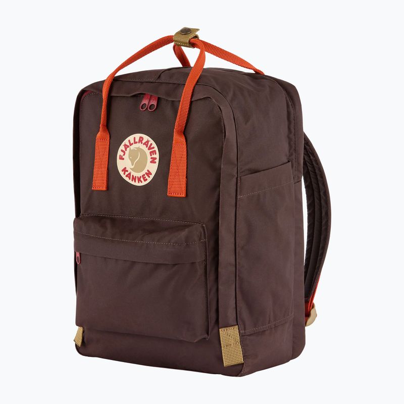 Rucsac de oraș Fjällräven Kanken Koncept Laptop 15" 18 l black oak/rowan red 2