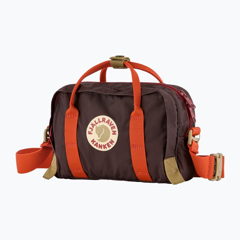 Borsetă Fjällräven Kanken Koncept 4 l black oak/rowan red 2