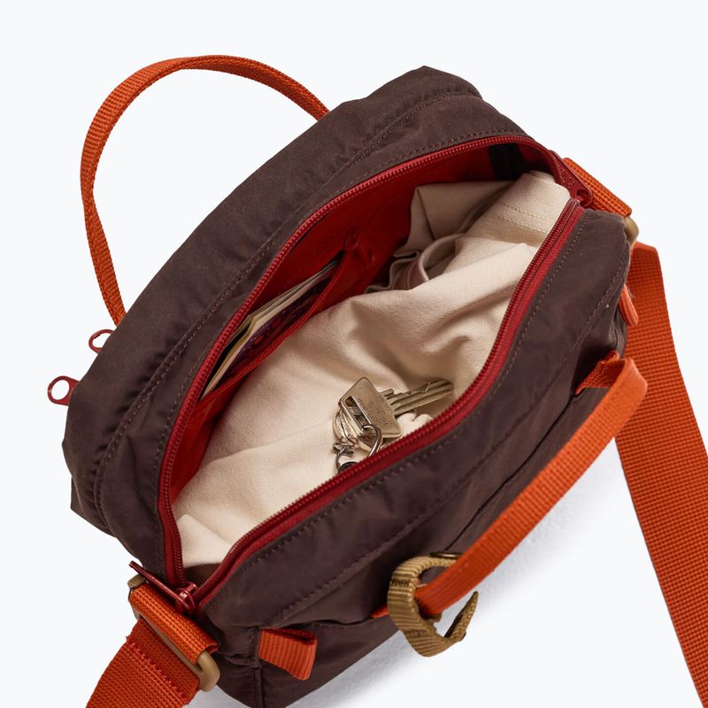 Borsetă Fjällräven Kanken Koncept 4 l black oak/rowan red 4