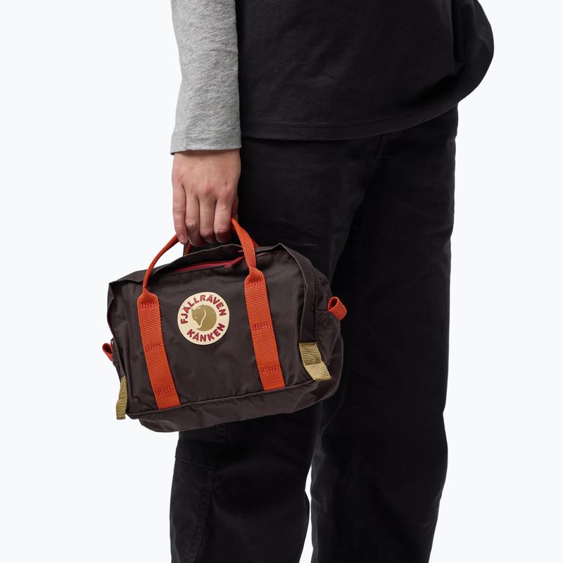 Borsetă Fjällräven Kanken Koncept 4 l black oak/rowan red 6