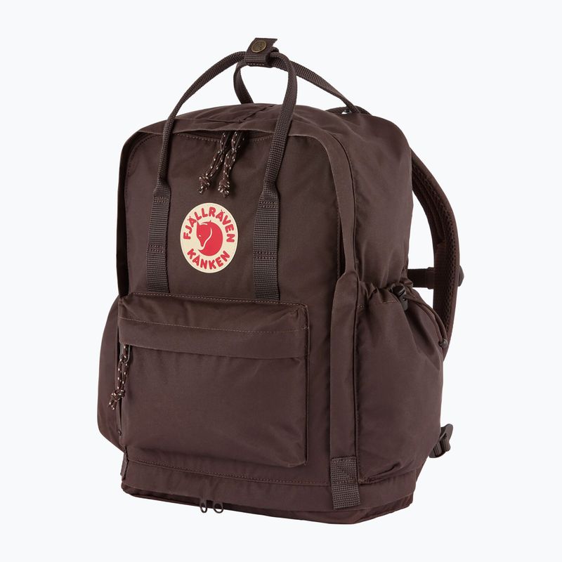 Rucsac de oraș Fjällräven Kånken Outlong 18 l black oak 2
