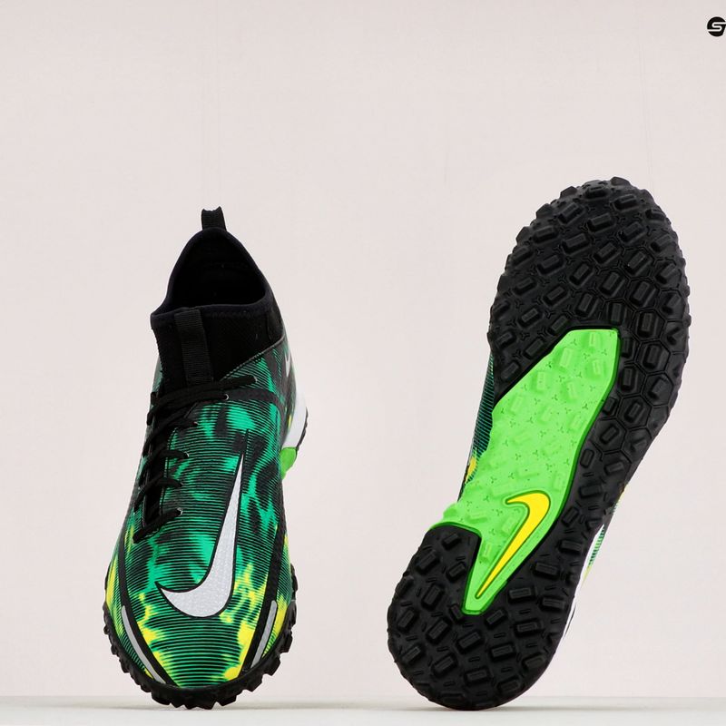 Nike Phantom GT2 Academy DF SW SW TF Jr ghete de fotbal pentru copii negru DM0741-003 10