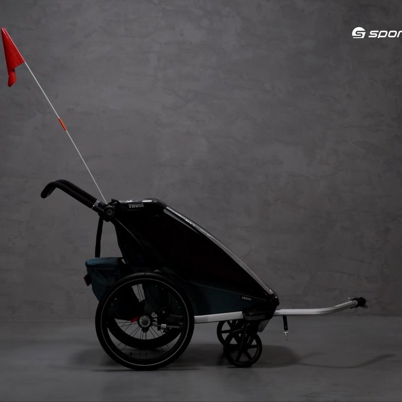 Cărucior de bicicletă Thule Chariot Cross 1, albastru, 10202021 13