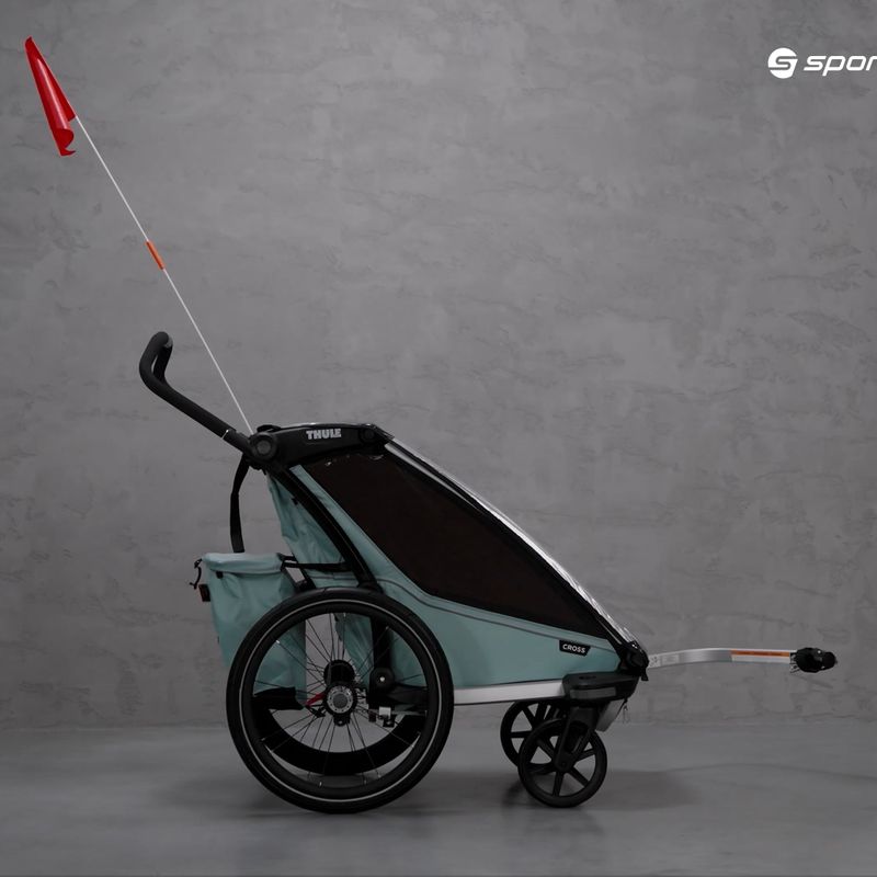 Cărucior de bicicletă Thule Chariot Cross1, albastru, 10202022 13