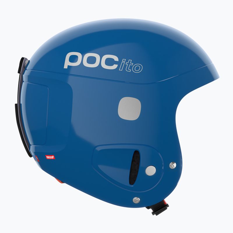 Cască de schi pentru copii  POC POCito Skull fluorescent blue 4