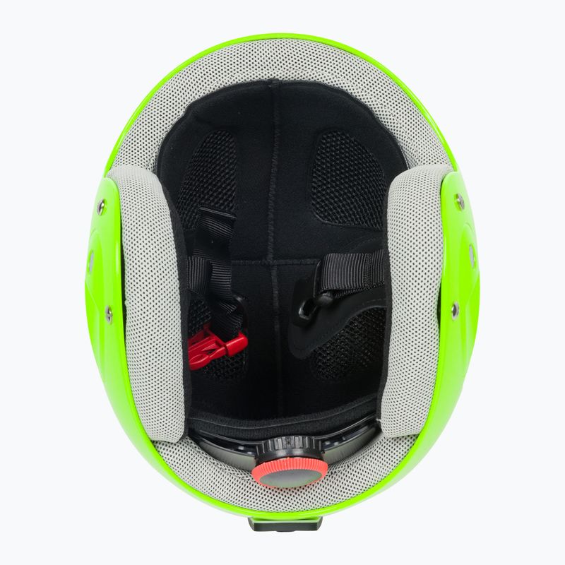 Căști de schi pentru copii POC POCito Skull fluorescent yellow/green 5