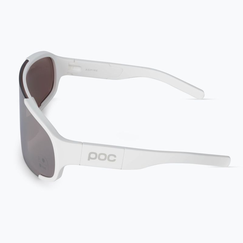 Ochelari de protecție pentru bicicletă POC Aspire hydrogen white/clarity road silver 4