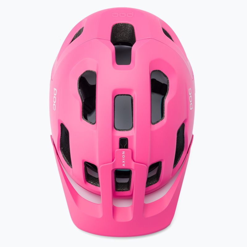 Cască de bicicletă POC Axion SPIN actinium pink matt 6