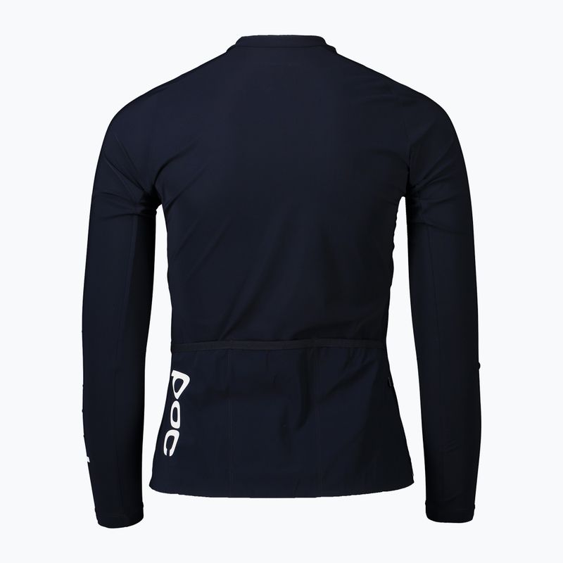 Femei ciclism cu mânecă lungă POC Essential Road navy black 2