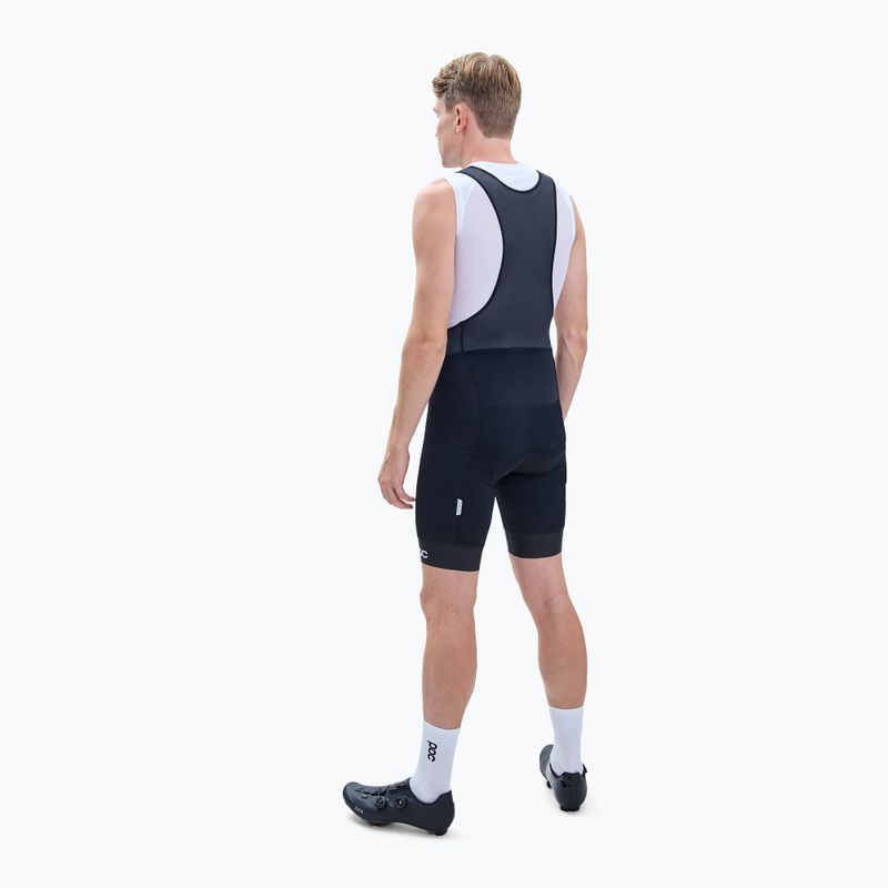 Pantaloni scurți de ciclism pentru bărbați POC Pure VPDs Bib Shorts uranium black/uranium black 3