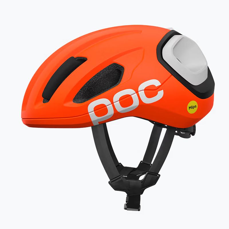 Cască de ciclism POC Amidal orange matt/uranium black matt/hydrogen white matt 4