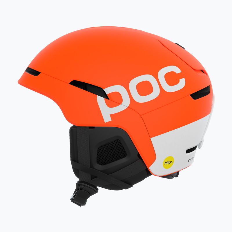 Cască de schi POC Obex BC MIPS fluorescent orange matt 2