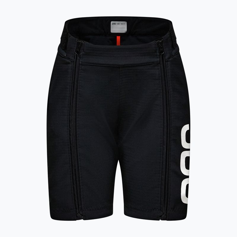 Pantaloni scurți de schi pentru copii POC Race Jr uranium black 6