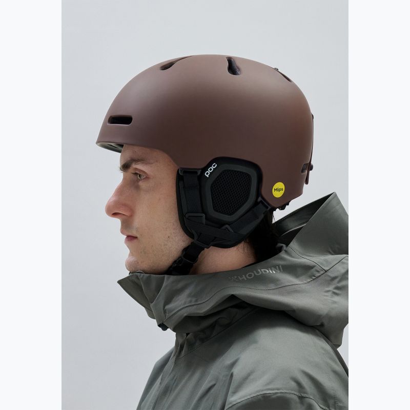 Cască de schi POC Fornix MIPS bronzite brown matt 6