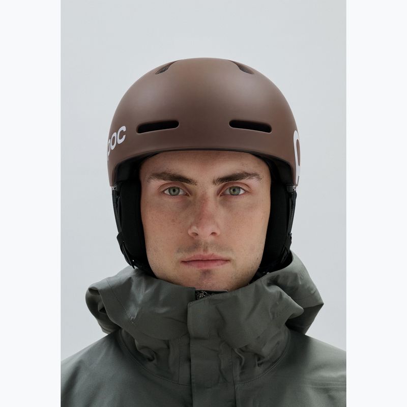 Cască de schi POC Fornix BC bronzite brown matt 5
