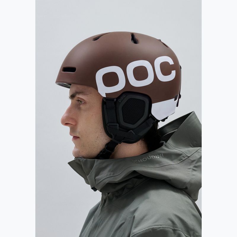 Cască de schi POC Fornix BC bronzite brown matt 6
