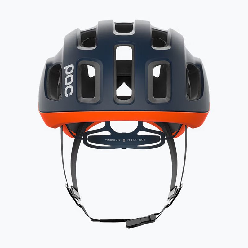 Cască de ciclism POC Ventral Air Mips apatite navy matt/orange matt/hydrogen white matt 2