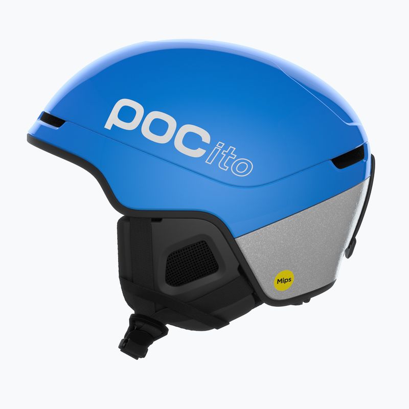 Cască de schi pentru copii POC Pocito Obex MIPS Jr fluorescent blue 2