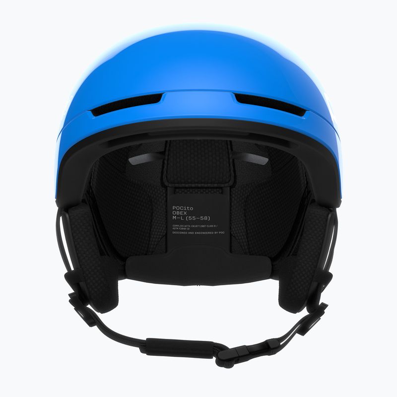 Cască de schi pentru copii POC Pocito Obex MIPS Jr fluorescent blue 3