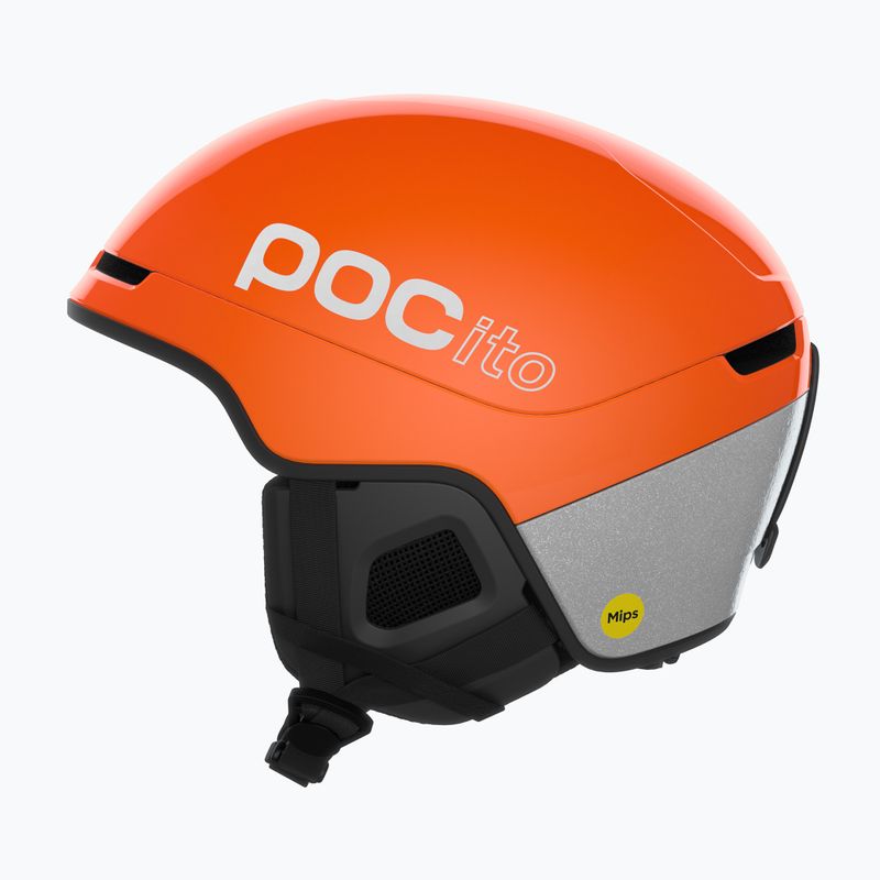 Cască de schi pentru copii POC Pocito Obex MIPS Jr fluorescent orange 2
