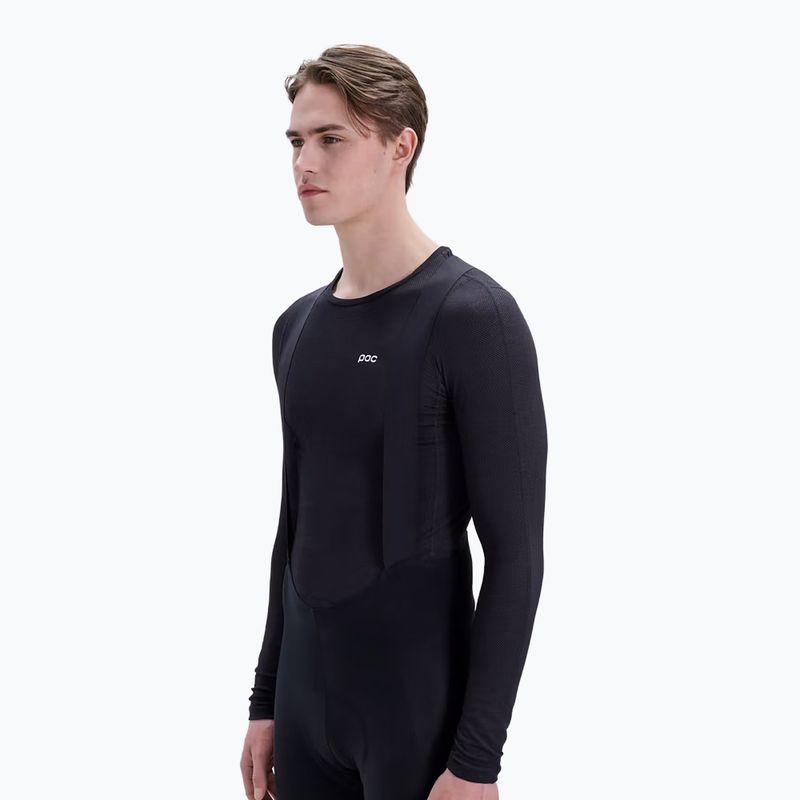 Longsleeve de ciclism pentru bărbați POC Layer Mid Jersey uranium black 4