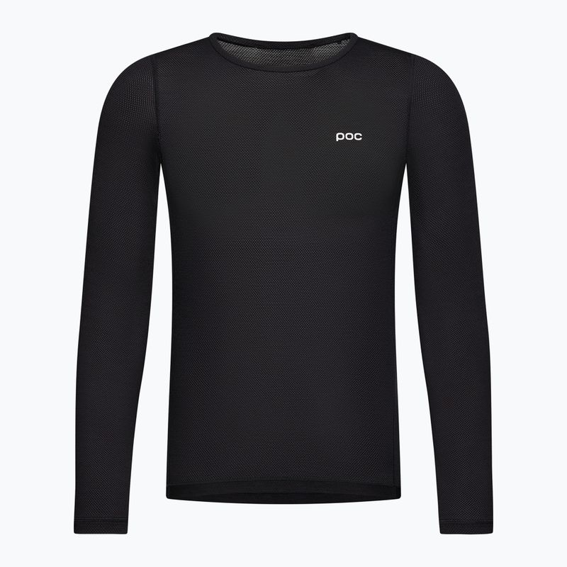 Longsleeve de ciclism pentru bărbați POC Layer Mid Jersey uranium black 5