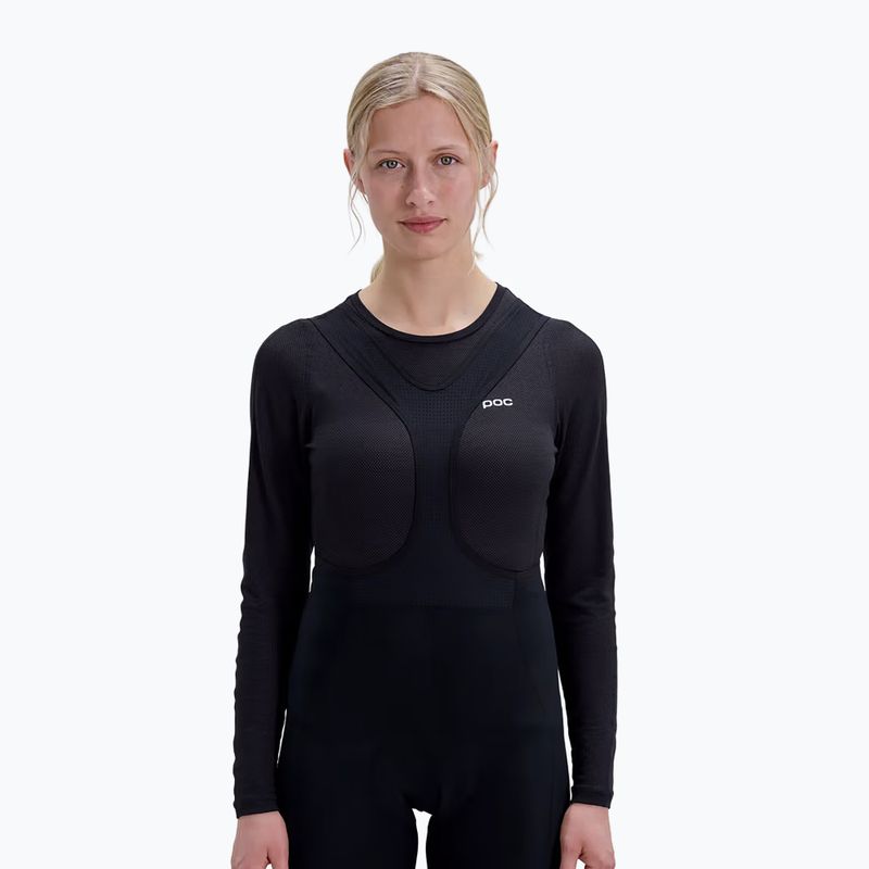 Longsleeve de ciclism pentru femei POC Layer Mid Jersey uranium black 3