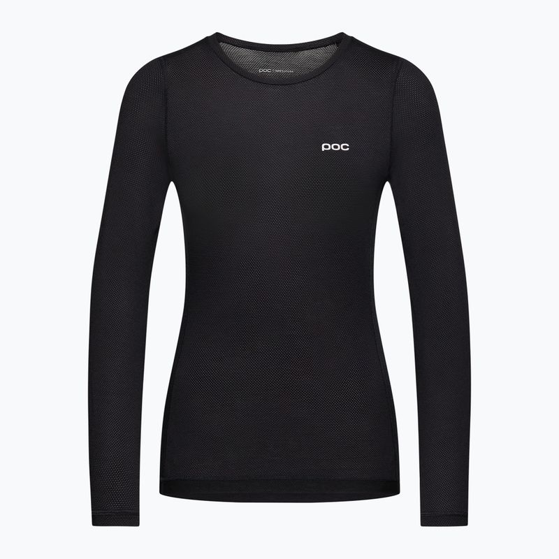 Longsleeve de ciclism pentru femei POC Layer Mid Jersey uranium black 5