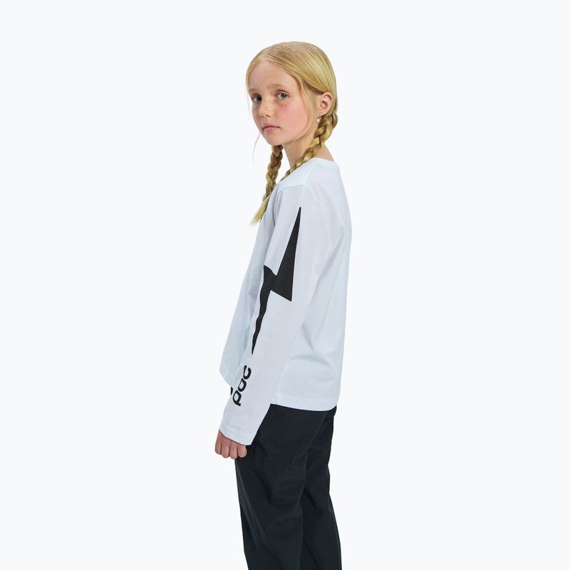 Longsleeve pentru copii POC Tee Jr hydrogen white 2
