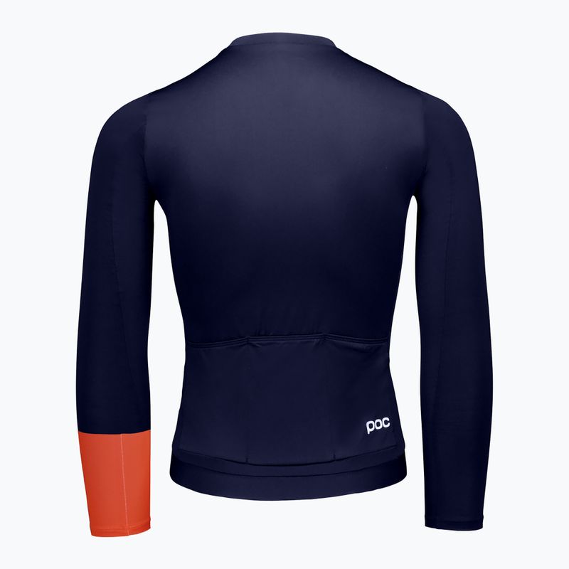 Longsleeve de ciclism pentru bărbați POC Cadence Jersey apatite navy 2