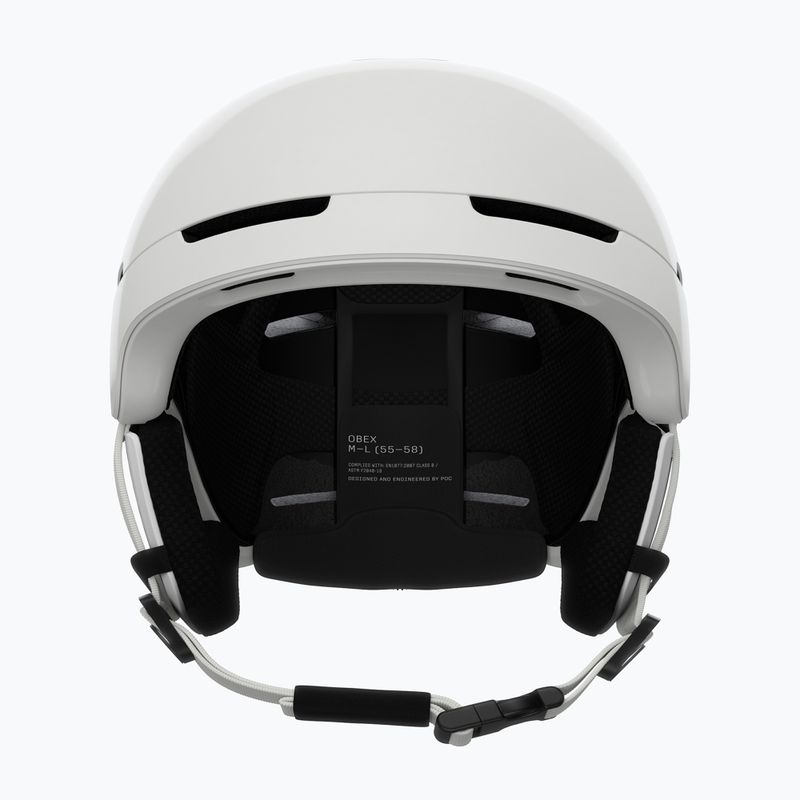 Cască de schi POC Obex MIPS hydrogen white/fluorescent orange 3