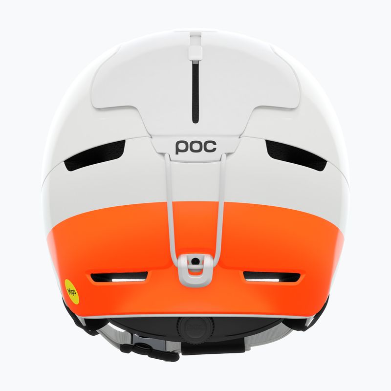 Cască de schi POC Obex MIPS hydrogen white/fluorescent orange 4
