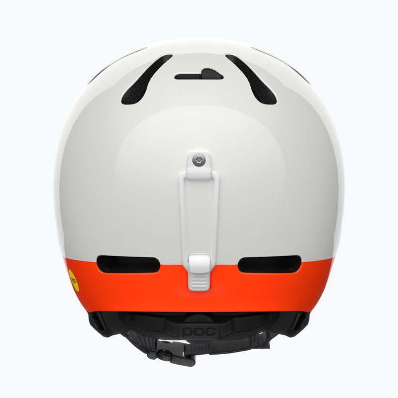 Cască de schi POC Fornix MIPS hydrogen white/fluorescent orange 4