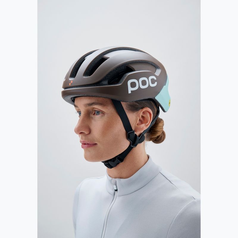 Cască de ciclism POC Omne Air MIPS bronzite brown matt/lazurite blue matt 5